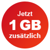 Jetzt mit 1 GB zusätzlich