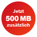 Jetzt mit 1 GB zusätzlich